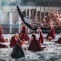 Picture of another show in the ancient theater